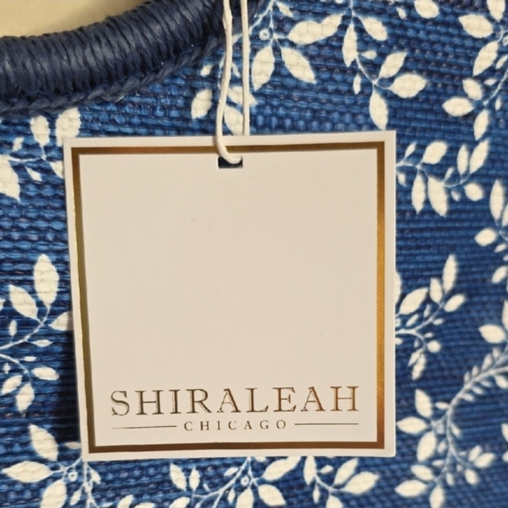 Shiraleah Blue and White Floral Tote - Picture 2 of 6